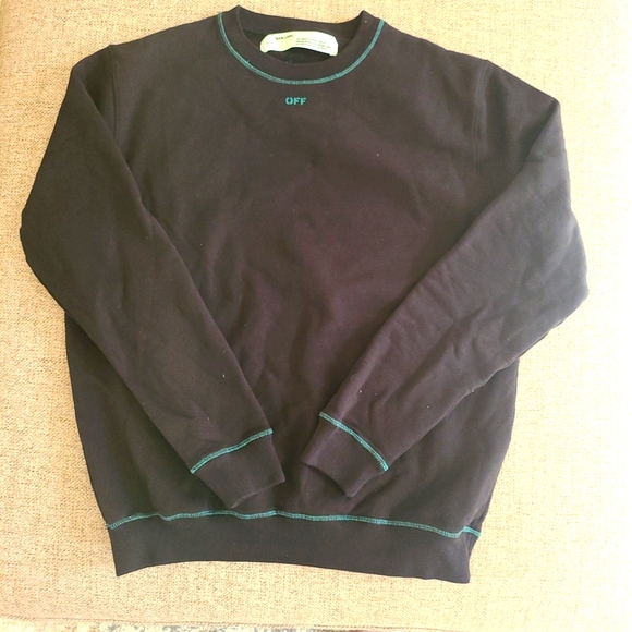 Off-White black Sweatshirt NWOT - Picture 1 of 6